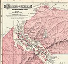 1908 Antique Panama Canal Map Vintage Maritime Canal Map Wall Decor 2259