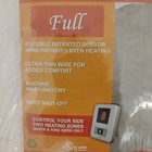 Sunbeam Full Size Electric Heated Plush Blanket Energy-saving Bed Warmer