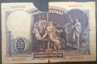 1931 Spain 50 Pesetas P82  6 098 388 