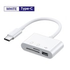 3-in-1 Card Reader Adapter Type C To Sd Tf Memory Card Reader Usb Type C Otg 