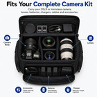 Deluxe Large Camera Water Resistant Bag Case For Canon Nikon Panasonic Sony