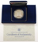 1987-s  1 Us Constitution Silver Dollar Commemorative Proof Coin - We The People