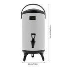 12l Stainless Steel Insulated Beverage Dispenser Cold And Hot Drinks Container
