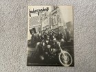 Judas Priest 1979 Hell Bent For Leather Lp Original Print Promo Poster Type Ad