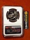 2022 W  100 Proof Platinum Eagle Ngc Pf70 Ultra Cameo Er Mike Castle Signed 1 Oz