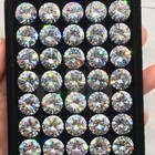300pcs Round White Loose Cubic Zirconia 5a Cz Stone Quality Diy Jewelry 0 8 15mm