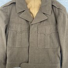 Vintage 40s 50s Us Military Wool Jacket Zip Up Army Ww2 Korea 1950 Mens Size 38r