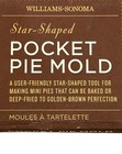 Williams Sonoma Star Shaped Pocket Pie Mold 4 5    New 2008