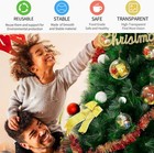 5-40pc Clear Fillable Baubles 2-30cm Plastic Wedding Christmas Decoration Round