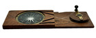 19th C Early Magic Lantern Chromatrope Double Pulley Slide
