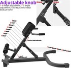 Roman Chair Adjustable Back Hyperextension Bench Machine Multi-functional Bench