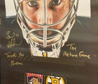 Brad Marchand Florida Panthers Vs Bruins Signed Game Day Poster Return To Boston
