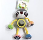Spark Create Imagine Clip-on Mirror Soft Raccoon Toy New