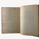 C19th Antique Ottoman Turkish Manuscript Handwriting Poetry Poem Ooak Book