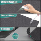 Felt Desk Mat  Large  Office Computer Desk Mat For Keyboard  Non-slip Mouse Pad