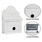 Decorative Vintagebirdhouse In Mailbox Style Wall Mount  Retro Garden Wall Decor