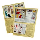 Vintage Magazine Paper Dolls History Article 9 Pages With Photos