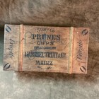 Vintage Stuffed Prunes Cups Gabriel Triat Company Mainz Germany Mini Wood Box
