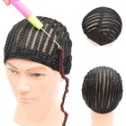 Elastic Cornrow Crochet Braided Wig Cap In No Adjustable Band Large Size 1 Pc