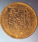 Republic Bronze Czechoslovakia Freedom Medal March 15 1939 Worlds Fair Ungraded