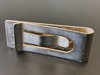 Vintage Tie Bar Clip Possibly Silver Engraved With A    j   