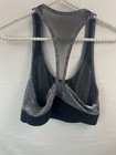 Victoria Secret Pink Sports Bra Ultimate Grey Black Woman Small Mesh Racer Back