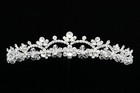 Bridal Wedding Prom Rhinestone Crystal Beads Flower Tiara V818