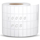 Roll Of 10 000     Bulk Deal     White Stickers Retail Store Sale Price Labels Tags