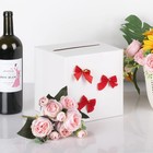 White Card Box Wedding Favors Post Box Cardboard Receiving Money Box Holder For 
