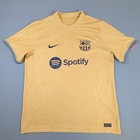 Fc Barcelona 22 23 Soccer Jersey Mens Large Gold Nike Dri-fit Spotify