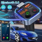Bluetooth Car Fm Transmitter Mp3 Player Hands Free Radio Adapter Kit Usb Charger