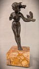 Antique French Art Nouveau Bronze Sculpture