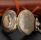 Harley Davidson Willie G Antique Style Collector Vintage Pocket Watch With Chain