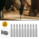10 Pack Magnetic Extension Socket Drill Bit Holder 1 4  Hex Power Tools