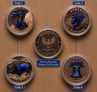 Copper Reserve Mint - 4 - One  1  Ounce  999 Copper Rounds Bullion - Uv Colored