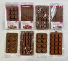 Ny Cake Silicone Chocolate Mold Assorted Candy Baking Cake Decorating 8-pack