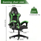 Green Gaming Chair Ergonomic High Back Office Chair Racing Computer Desk Seat Ne