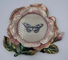 Enamel   Crystal Rhinestone Colorful Flower Floral Picture Frame