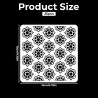 30 Pcs Plastic Sashiko Stencil 4 7 X 4 7 Inch Geometric Sashiko Pattern Template