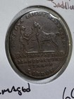 No Date Great Britain Middlesex Halfpenny Conder Token Kelly s Saddlery Damaged