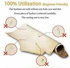 Vegetable Tanned Natural Cow Leather Shoulder Thickness 8 9 Oz-- 12  x24   6 Pcs