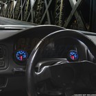 96-00 Honda Civic Meter Cluster Bezel Dual Gauge Pod