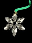 Swarovski 2024 Annual Edition Crystal Snowflake Clear Ornament With Box   Coa