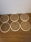 Vintage Stoneware Coca-cola Coasters Set Of Six