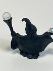 Spoontiques Pewter Wizard Figurine 1985 Crystal Ball Accents Red Eyes Miniature