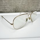 Vintage Ray-ban Sunglasses Gold Eyeglasses Frames Aviator 62-14 Frame Only Italy