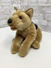 Vintage Toys R Us Animal Alley German Shepherd Dog Plush Stuffed Realistic Rare