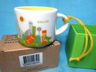 Starbucks Dallas Christmas Tree Ornament Decoration 2oz Espresso Shotglass Cup