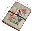 Maleden Vintage Refillable Journal  Premium Leather Traveler Notebook Sketchbook