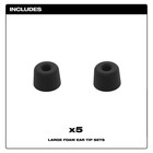 Jobsite Earbuds Foam Ear Tip Kit - Size Large